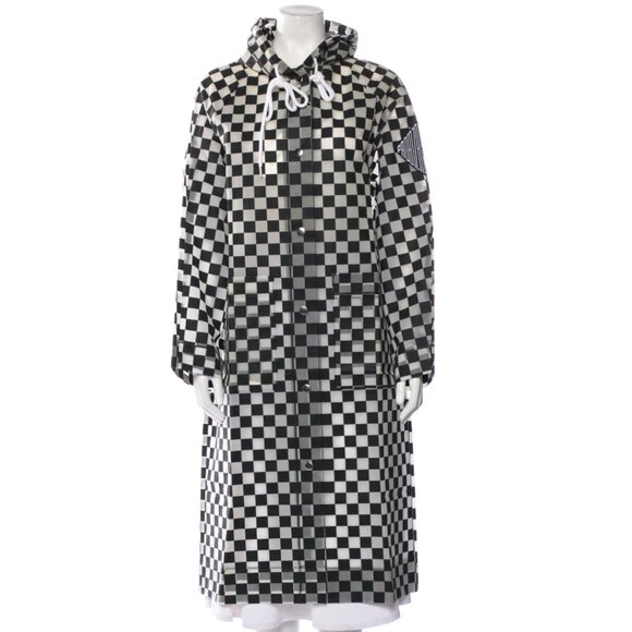 Proenza Schouler Checked Rain Coat